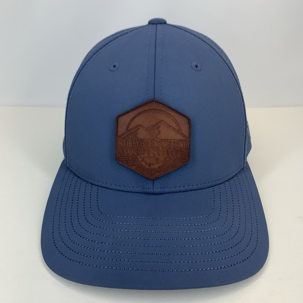 Strayhorn Marina Hat Lake Tenkiller OK Blue Branded Bills Snapback Baseball Cap